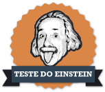 Selo Teste de QI do Einstein